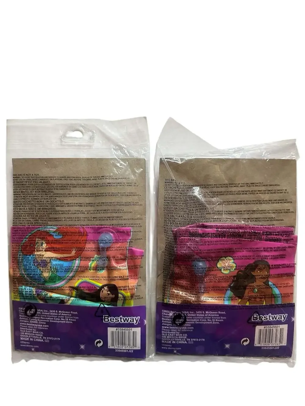 Bestway Disney Princess Inflatable Pool Armbands Ages 3-6